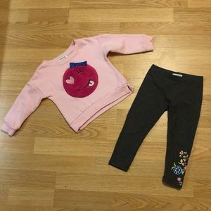 “Flapdoodles” 2pc set size 2T
